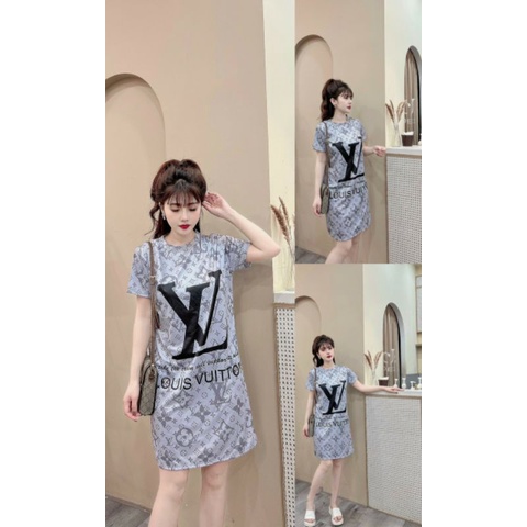 Váy suông 3d thun lạnh co giãn 4 chiều big size