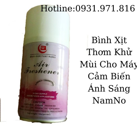 Máy xịt phòng thơm ,khử mùi tự động cảm biến ánh sáng NamNo