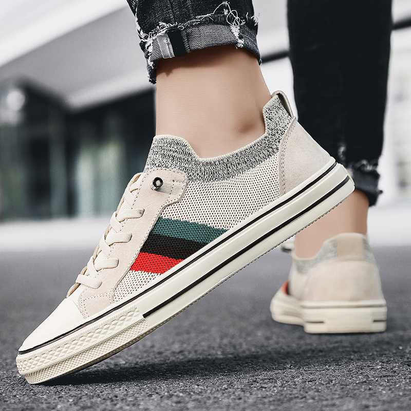 Giày Sneaker nam, Giày Vải Nam Cao Cấp Nhẹ Bền Êm Chân