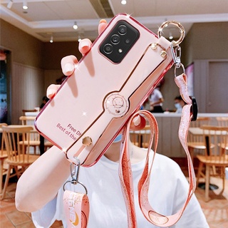 Ốp điện thoại mềm họa tiết 6d có dây đeo cho samsung galaxy note 20 ultra note 10 plus note 10 lite note20 10 9 8