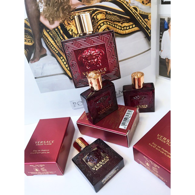 [Auth100%]Nước hoa nam Versace Eros Flame EDT đỏ 5ml