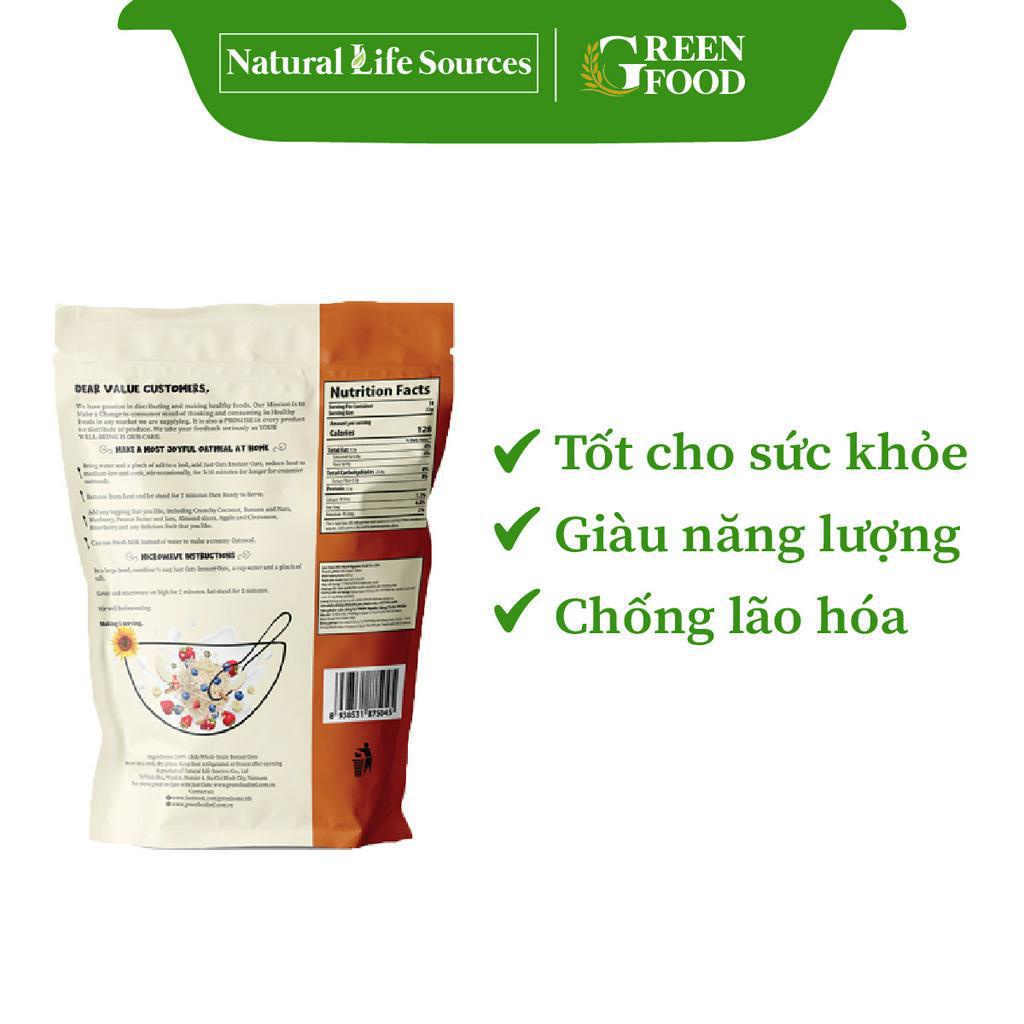 Yến mạch Chile JUST OATS nguyên chất cán dày | Túi 907g (Date 3.2024)