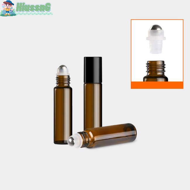 Bộ 12 Lọ Kính Rỗng 5ml Có Con Lăn Đựng Tinh Dầu Tiện Dụng