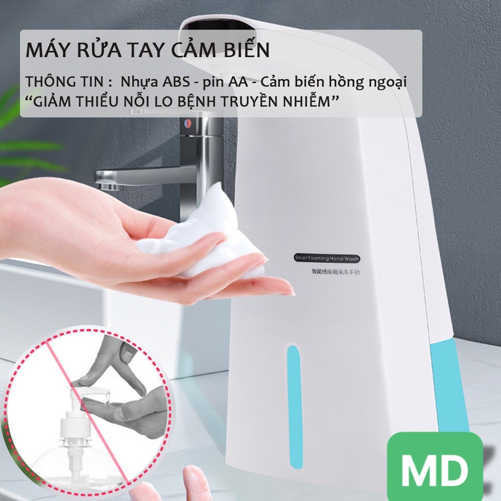 Máy rửa tay cảm biển tạo bọt xà phòng tự động thông minh.