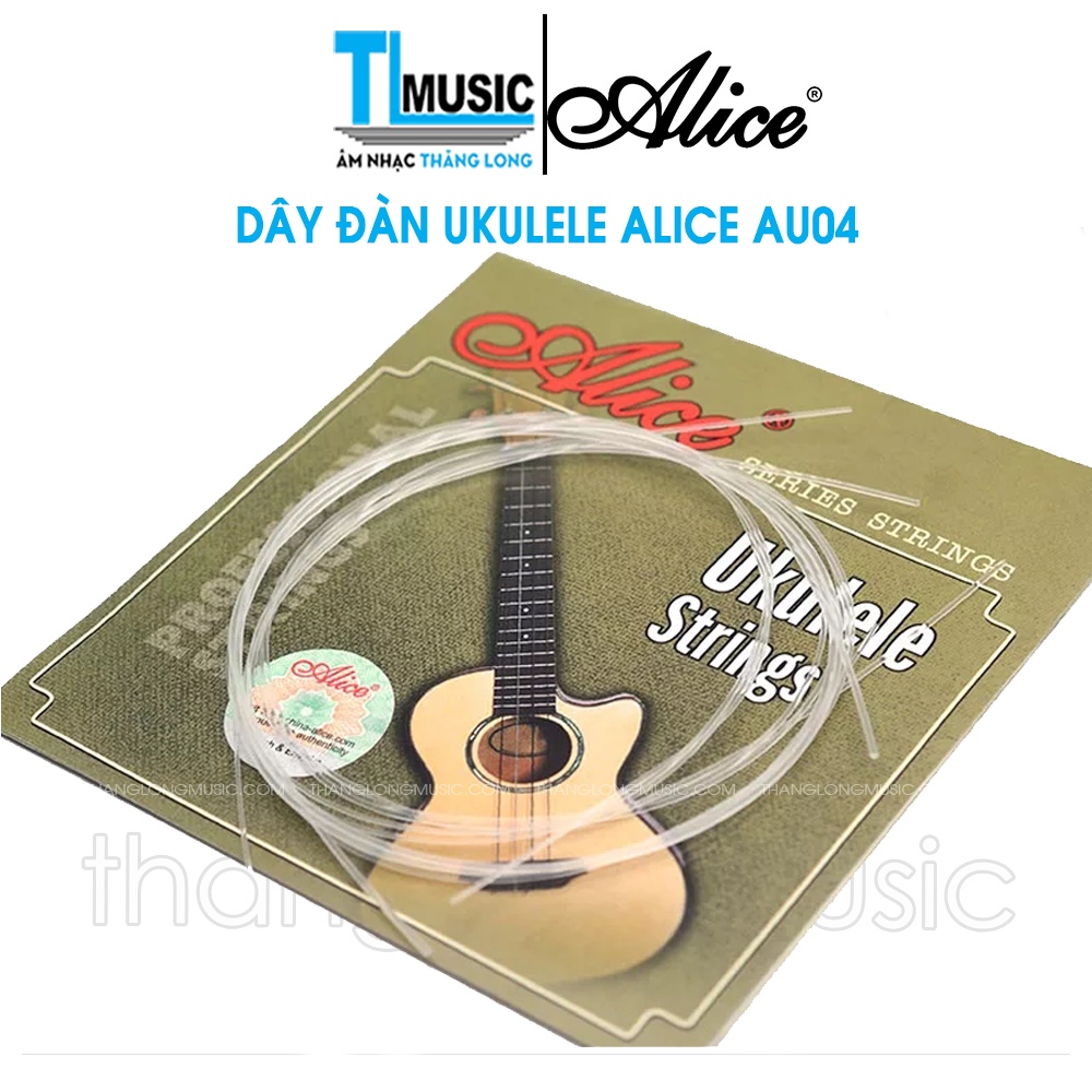 Bộ 4 Dây Đàn Ukulele Alice AU04 - Ukulele strings