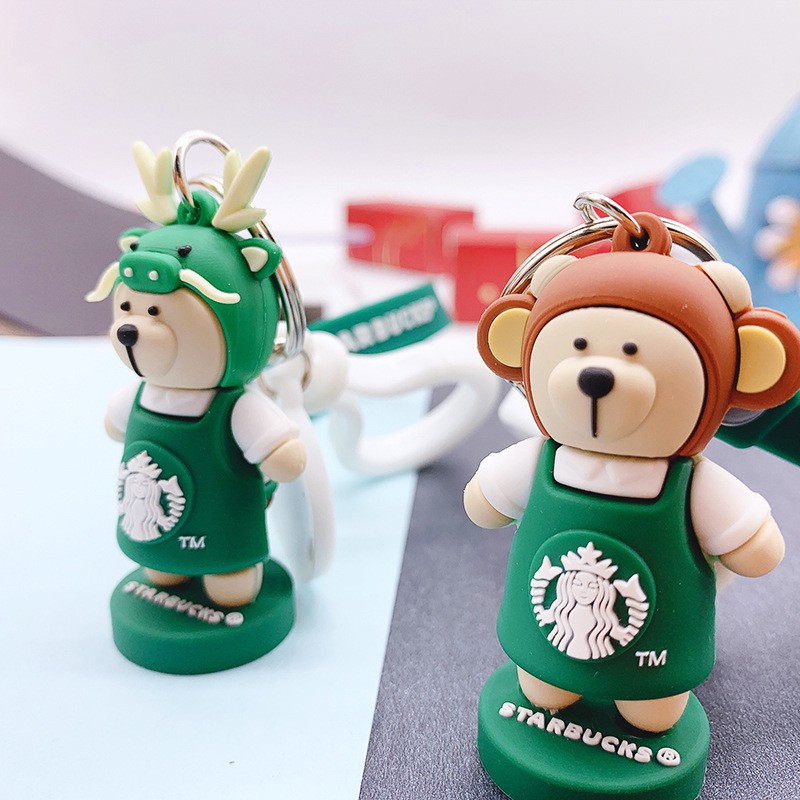 Móc khóa STARBUCKS 12 con giáp keychain