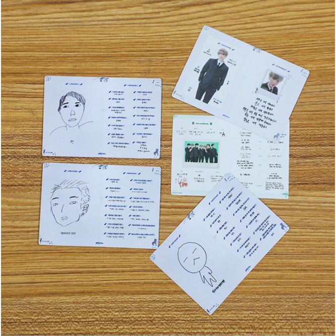 Set card in hình Bangtan Festa 2020