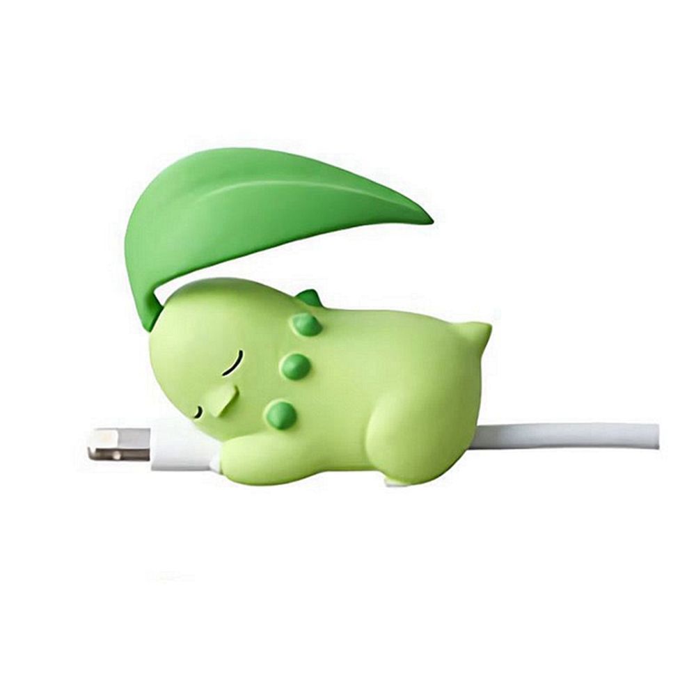 Phụ kiện bảo vệ dây cáp sạc USB/tai nghe điện thoại thiết kế hình Pokemon Pikachu dễ thương tiện dụng
