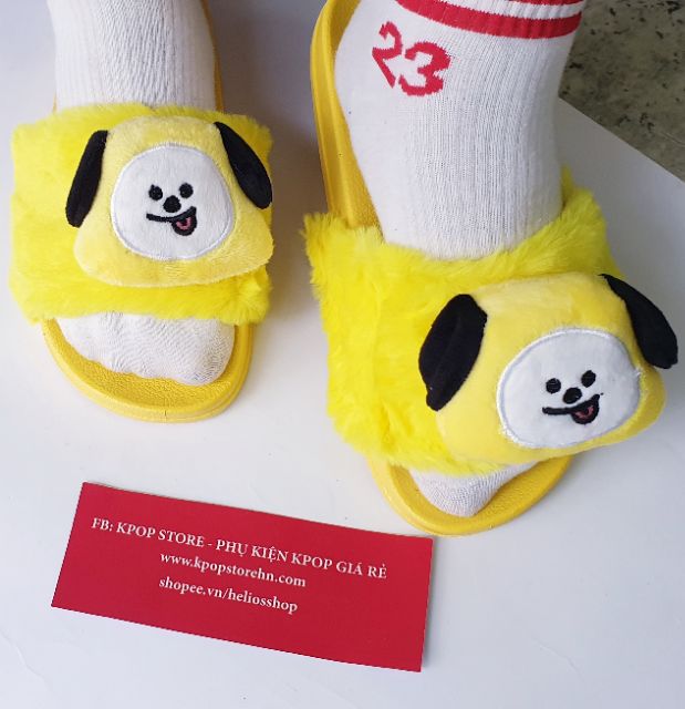 Dép BT21 ver 3 dép bông bt21 plus doll slipper