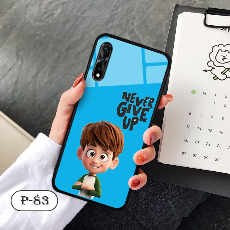 Ốp kính in hình cute Vivo S1/ iQOO Neo 855