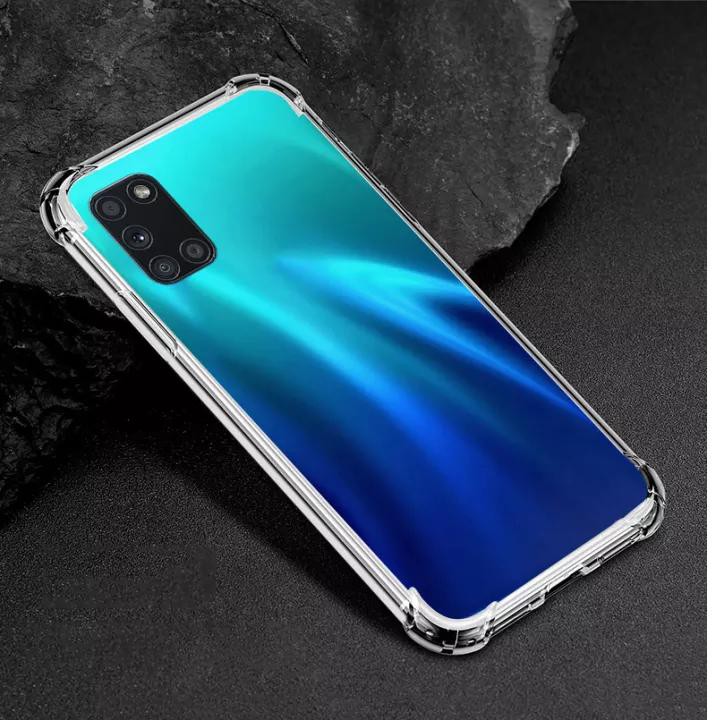 SAMSUNG A31 ỐP DẺO TRONG TPU CHỐNG SỐC 4 GÓC CẠNH