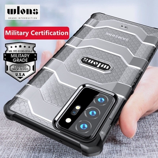 Ốp Samsung S21 Plus Note 20 Ultra Wlons Military Rugged Armor Case Ốp Samsung S21 Ultra S20 FE 5G Drop-tested Protection Back Cover
