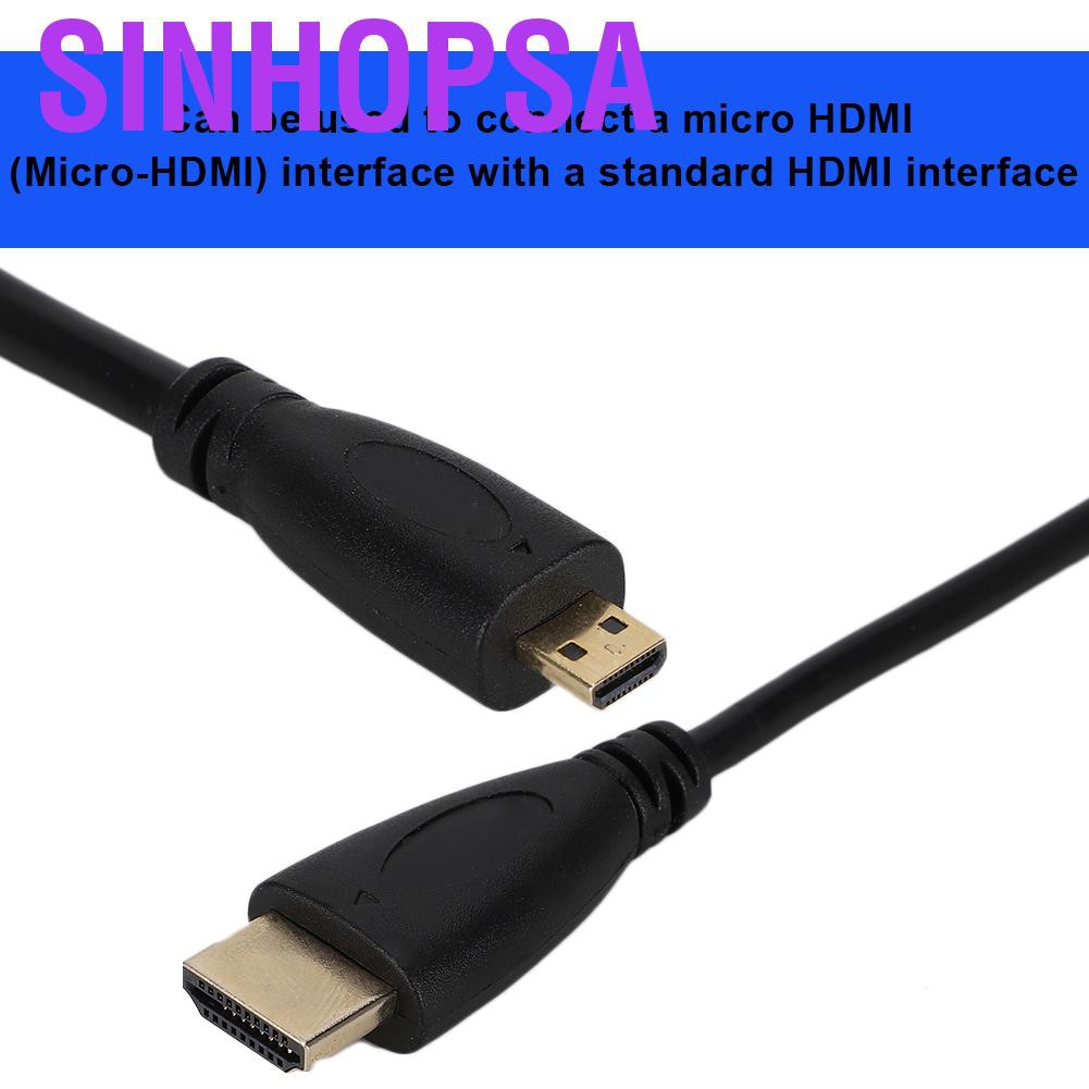 Cáp Chuyển Đổi Sinhopsa Micro Sang Hdmi 1440p / 1080p / 1080i / 720p / 480p Cho Raspberry Pi 4b