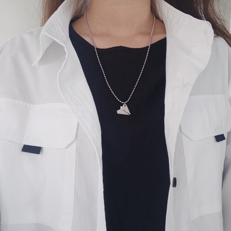 Dây chuyền bằng kim loại màu bạc phong cách hip hop cho nữ | BigBuy360 - bigbuy360.vn