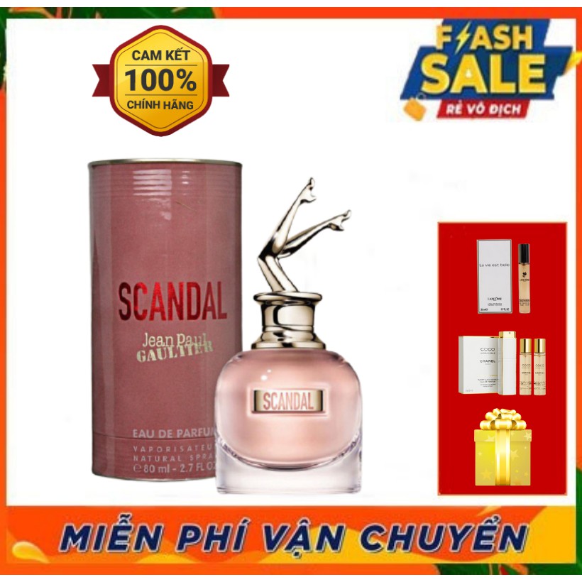 Jean Paul Gaultier Scandal Nước Hoa Nữ 80ml  freeship Lưu hương 12h