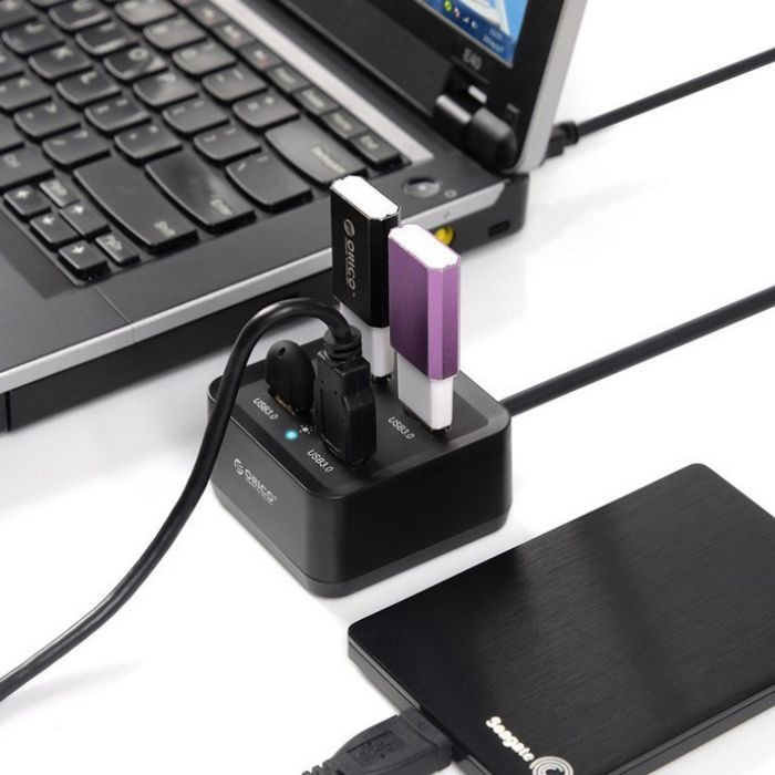 Bộ Sạc Usb Orico Dh4U-U3-10 4 Khe Usb 3.0 Ultra Mini