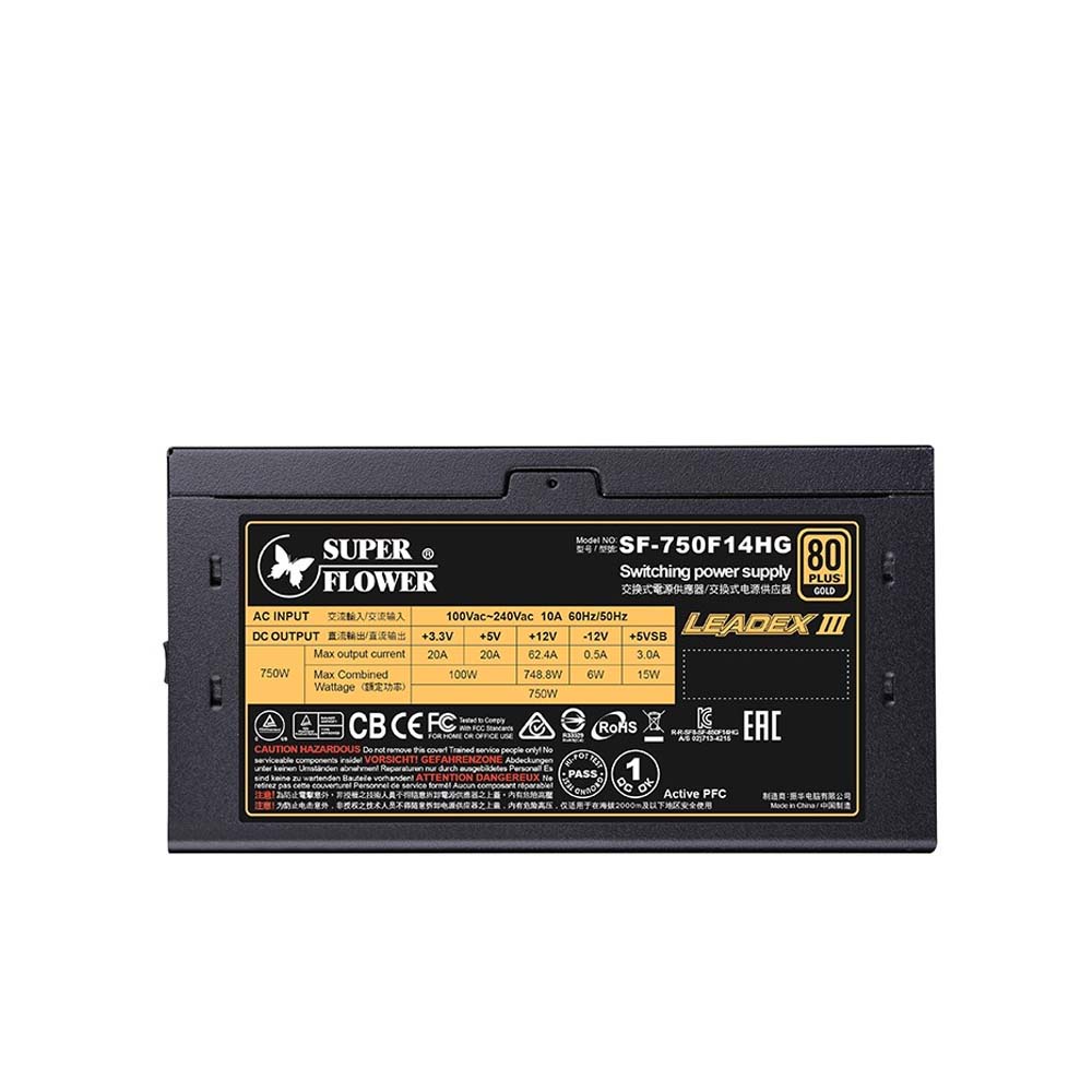 Nguồn máy tính Super Flower Leadex III Gold 750W 80 Plus Gold