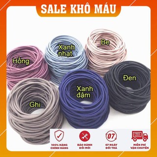 SÉT 10 dây chun cột tóc MIX màu cho bé