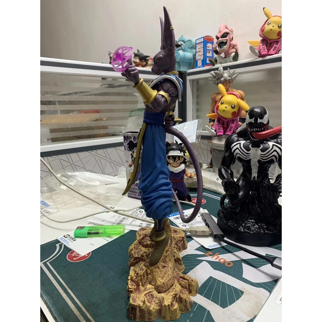 Super Saiyan Một Phần thưởng Beerus Thần hủy diệt Hình nhân đứng Hình đồ trang trí Hình đóng hộp