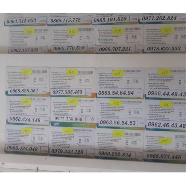 Sim viettel số đẹp giá rẻ