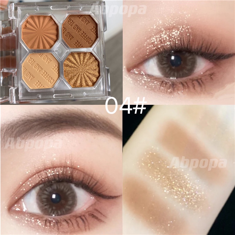 [Hàng mới về] Bảng phấn mắt Colorina Pro-Artist với 4 màu tông nude đất chống thấm nước lâu trôi | BigBuy360 - bigbuy360.vn