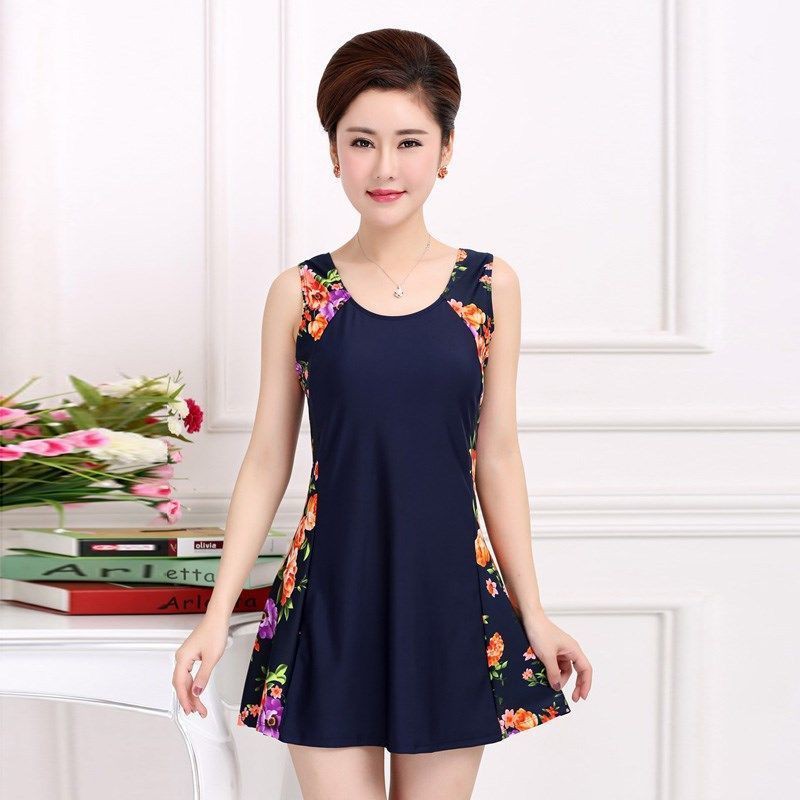 Đồ Bơi Một Mảnh In Họa Tiết Thời Trang Cho Phụ Nữ Trung Niên | BigBuy360 - bigbuy360.vn