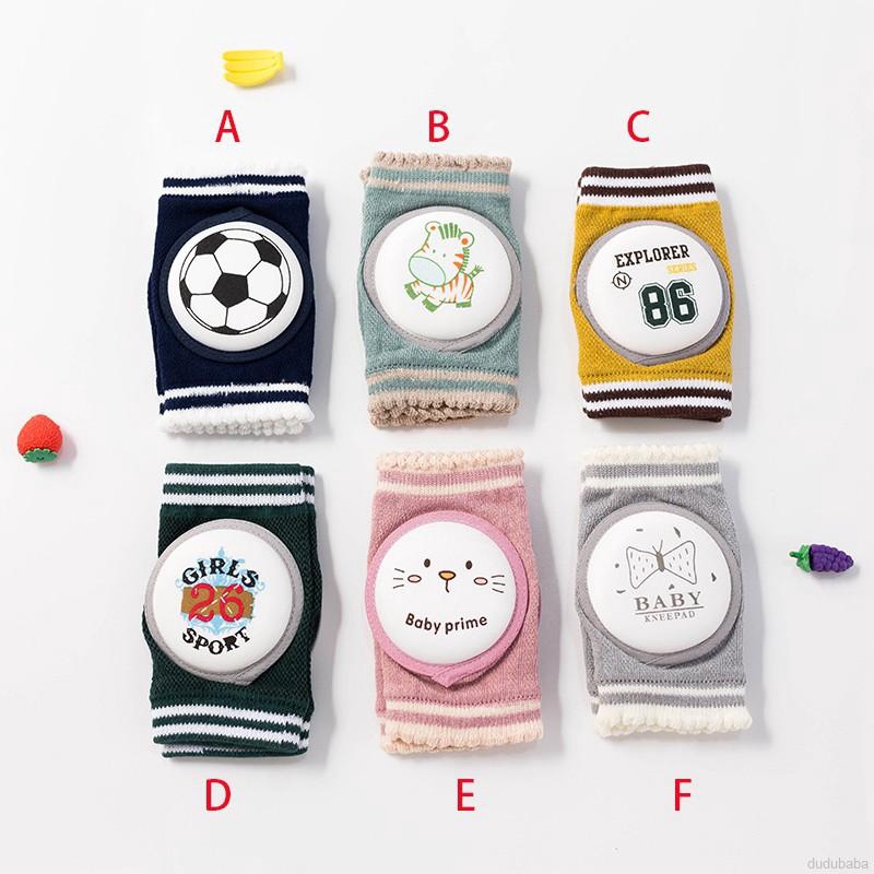 【dudubaba】Baby Cartoon Safety Crawling Elbow Cushion Knee Support Protector Kneepads 0~4 Years Old