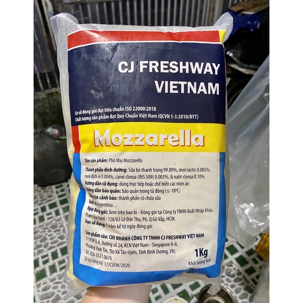 Phô mai Mozzarella 1kg