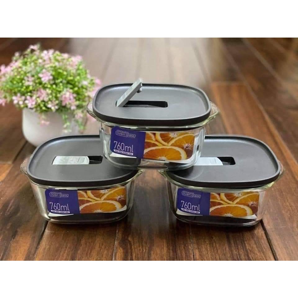 Thố/ Hộp thủy tinh LOCK LOCK 760ml