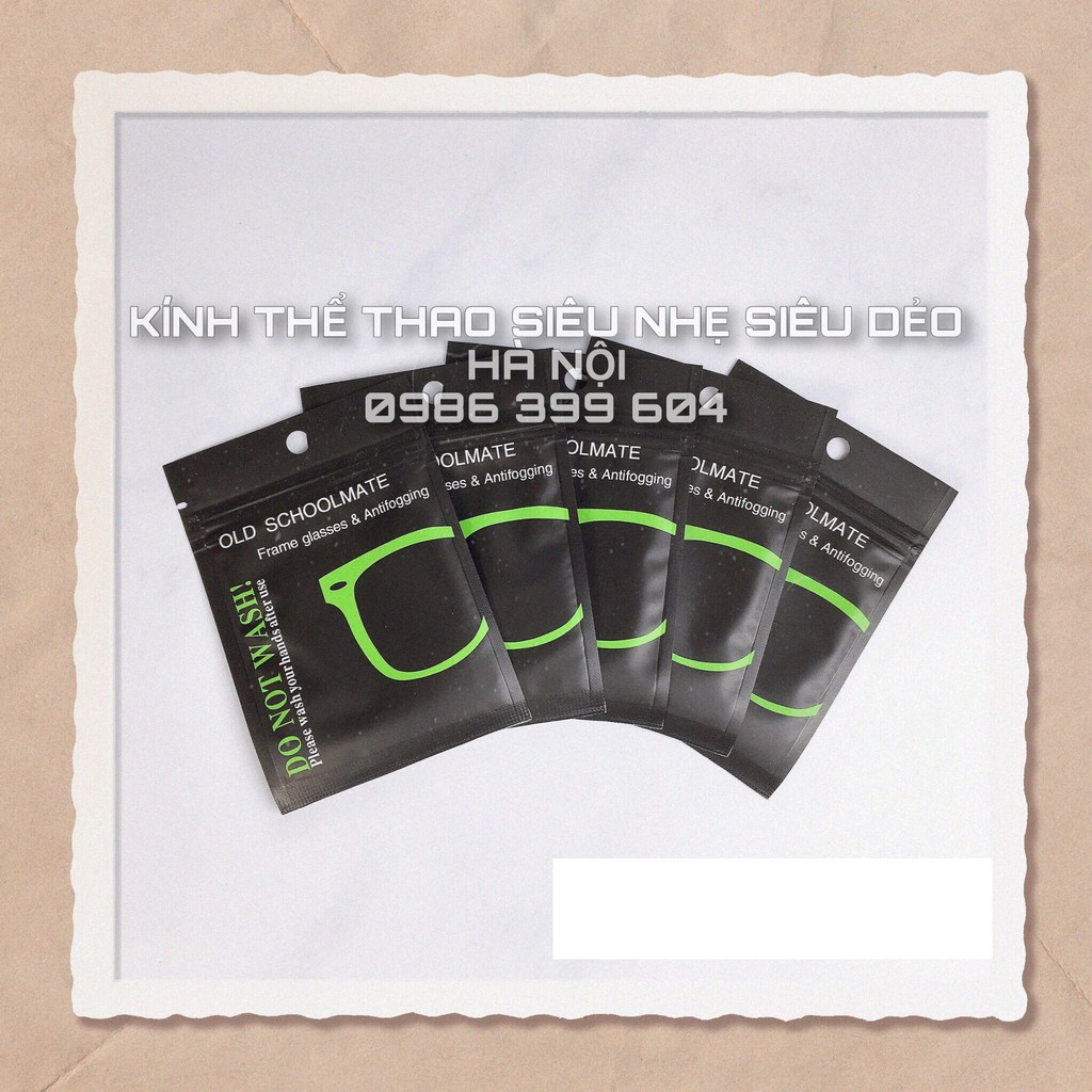 KHĂN NANO Chống Đọng Hơi nước - Hơi thở - Mờ Hơi - Hấp Hơi Trên Mắt Kính