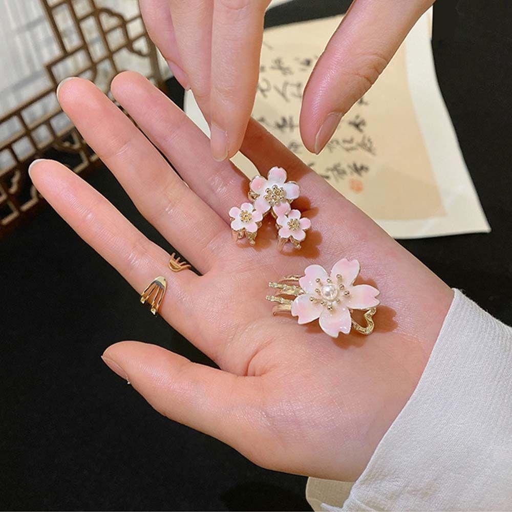 Kẹp Tóc Hợp Kim Hình Hoa Anh Đào Thời Trang Xuân Hè Hàn Quốc Cho Nữ