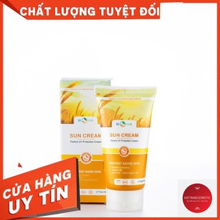 Kem Chống Nắng BioCos☀️𝐊𝐇𝐎̂𝐍𝐆 𝐓𝐑𝐎̂𝐈 𝐊𝐇𝐎̂𝐍𝐆 𝐋𝐎̣̂ 𝐕𝐀̂𝐍 𝐋𝐄̂𝐍 𝐓𝐎𝐍𝐄 𝐃𝐀☀️Sun Cream - Dưỡng Ẩm, Ngăn Ngừa Lão Hoá