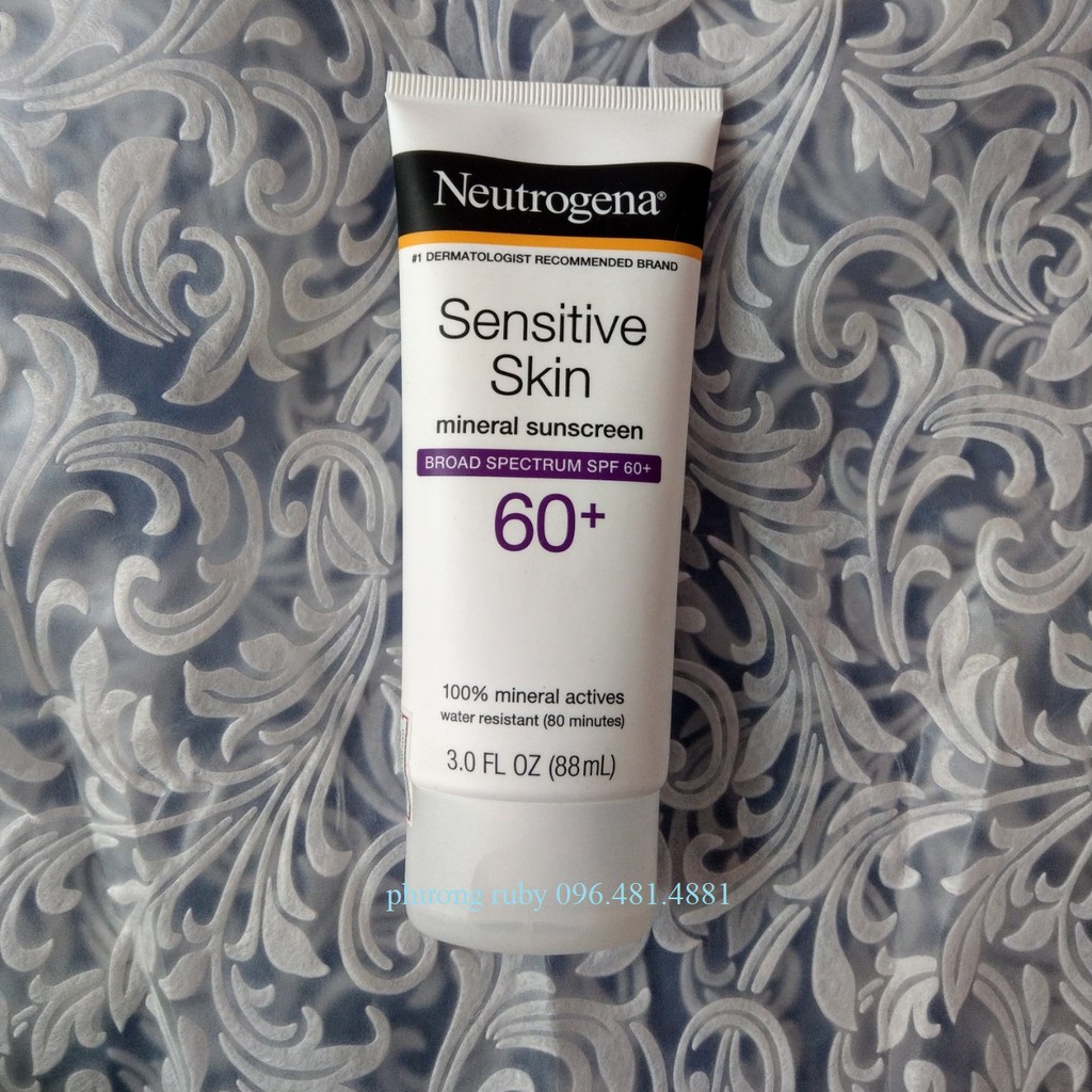 Kem Chống Nắng Neutrogena Sensitive Skin Sunscreen SPF60 88ml