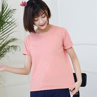 Áo Thun Trơn Hồng Tôm Size S - Size 3XL