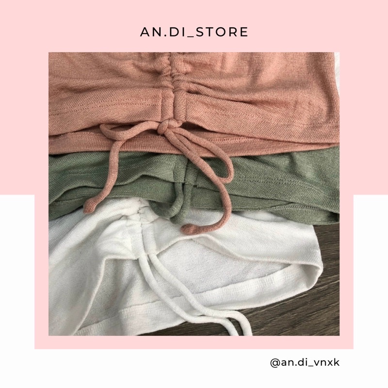 AnDi.vnxk🔸Áo dài tay rút ngực Wilfred free
