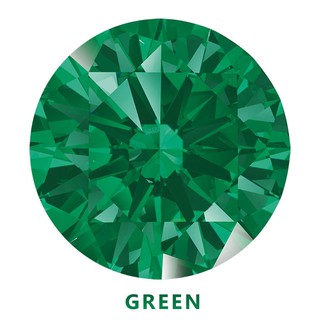 Kim cương nhân tạo Swarovski - Đá màu xanh lá (GREEN) [5LY - 12LY]