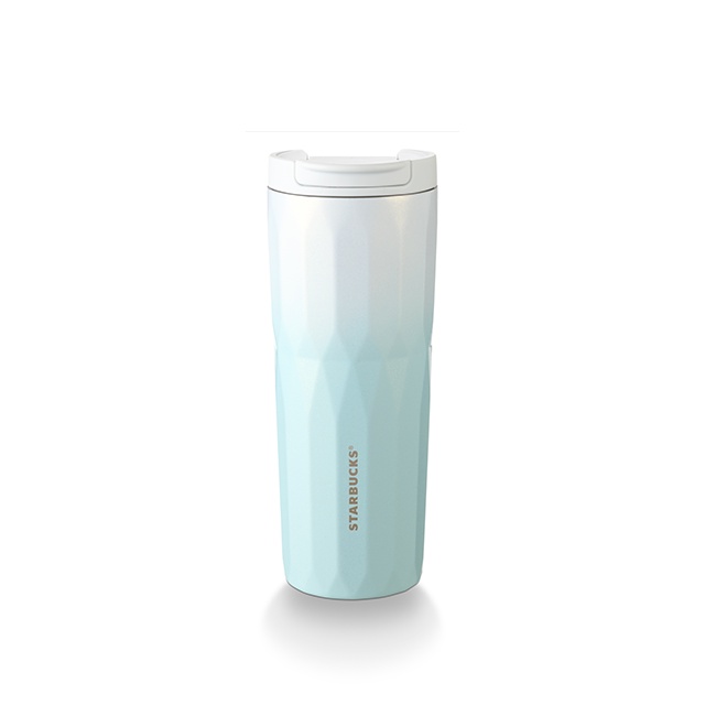 [LIFEMCMBP4 -12% đơn 250K] Bình Starbucks 16Oz (473ml) Faceted Gradint Blue