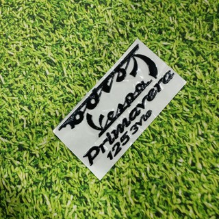 Tem xe máy Vespa Primavera (2 màu Đen và Bạc) - Mặt kính pha đèn xe Vespa Primavera