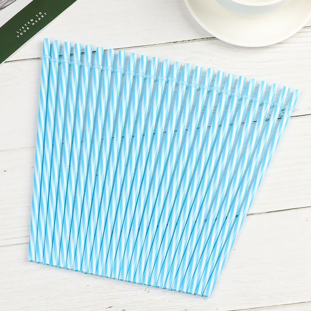 KRNY Ống Hút Nhựa Nhiều Màu Dùng Một Lần Tiện Dụng