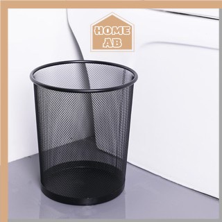 Sọt Rác Inox - Thùng Rác Inox Sơn Tĩnh điện Cao Cấp Không Gỉ 3 Size