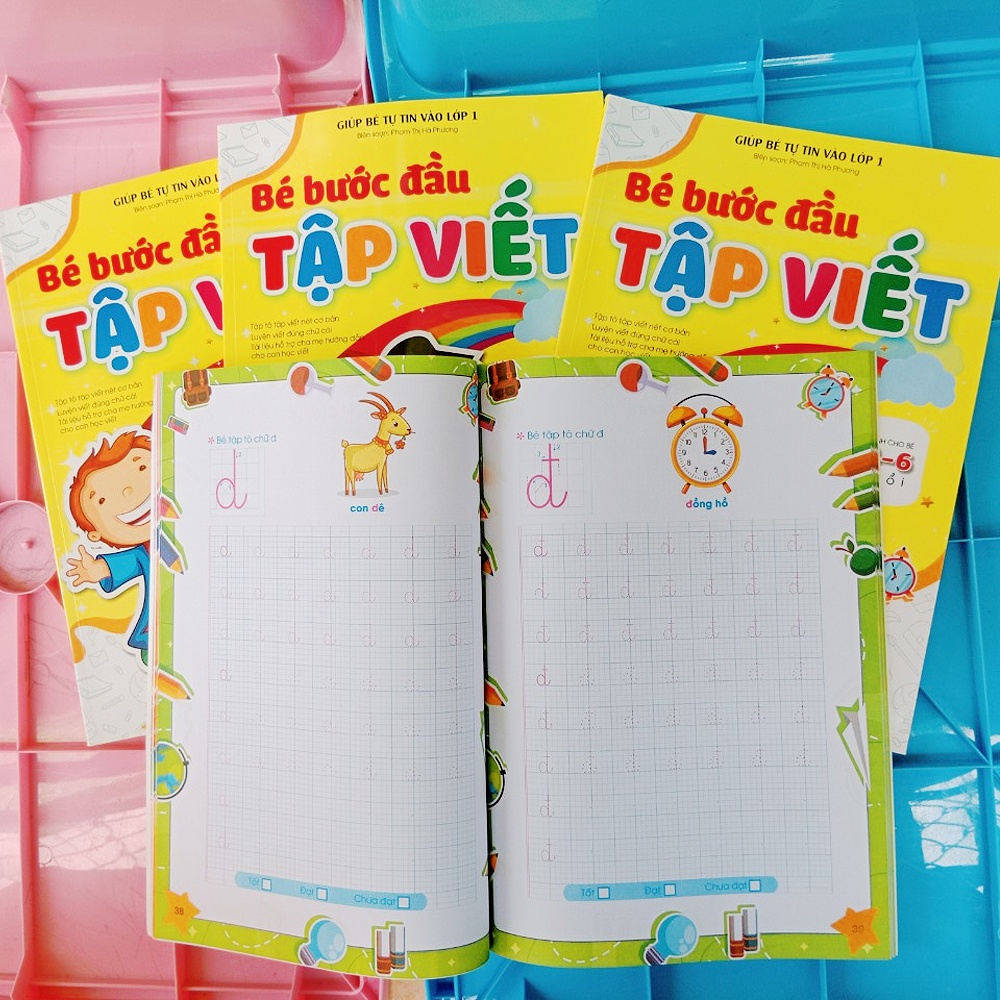 Tập tô chữ có dấu chấm - Bé bước đầu TẬP VIẾT 4- 6 tuổi