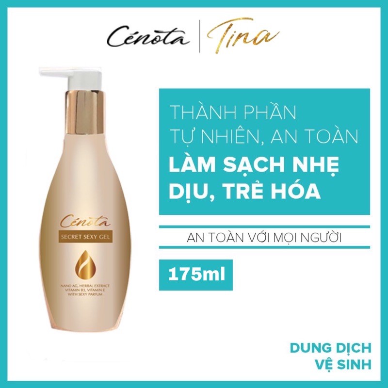 [TRỢ GIÁ] Dung dịch vệ sinh phụ nữ, dung dịch vệ sinh vùng kín Cénota Secret Sexy Gel