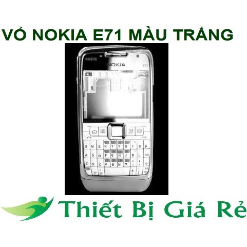 VỎ NOKIA E71 MÀU TRẮNG