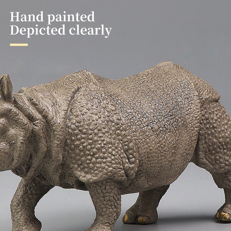 Mô Hình Tê Giác Châu Phi Đồ Chơi Cho Bé