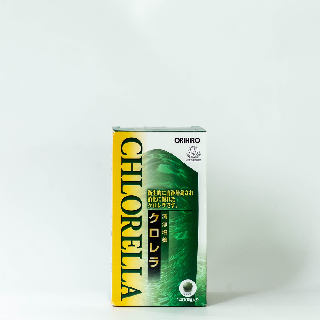 Tảo Lục Clean Chlorella hỗ trợ bảo vệ tim mạch Orihiro 1400 viên