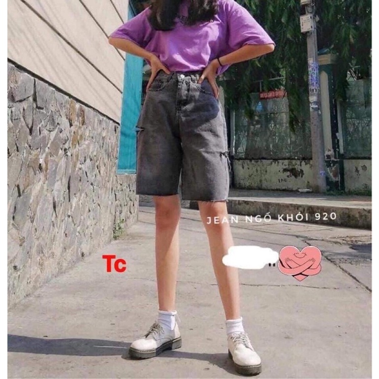 Quần sooc bò khói TC6