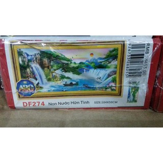 Tranh đính đá phong cảnh DF274