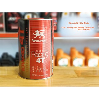 Wolver Racing 4T 0.8L và 1L Nhớt nhập khẩu Đức