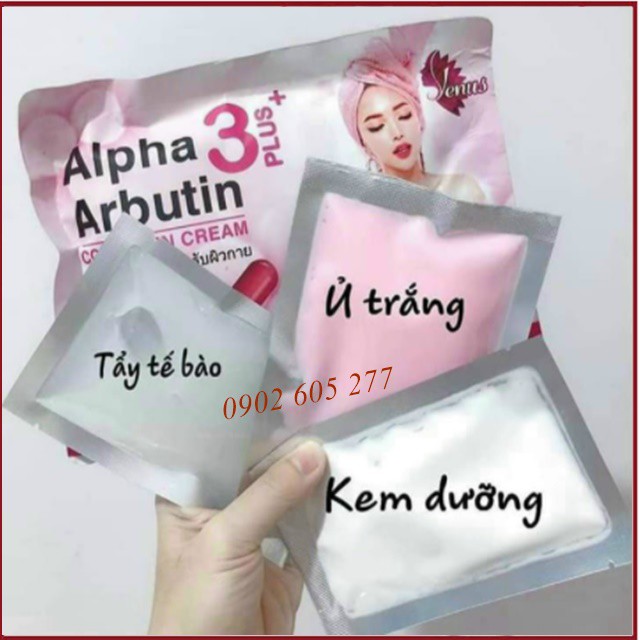 [hàng chính hãng]Ủ trắng body Alpha Arbutin Thái Lan