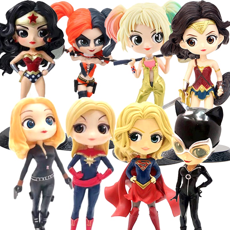 Mô Hình Nhân Vật Siêu Anh Hùng Loki Harley Quinn Marvel